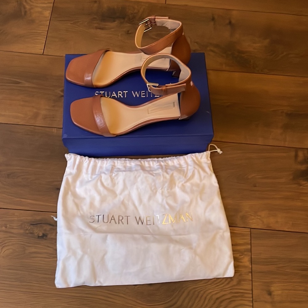 EUC Stuart Weitzman Ankle Strap Sandals, size 8